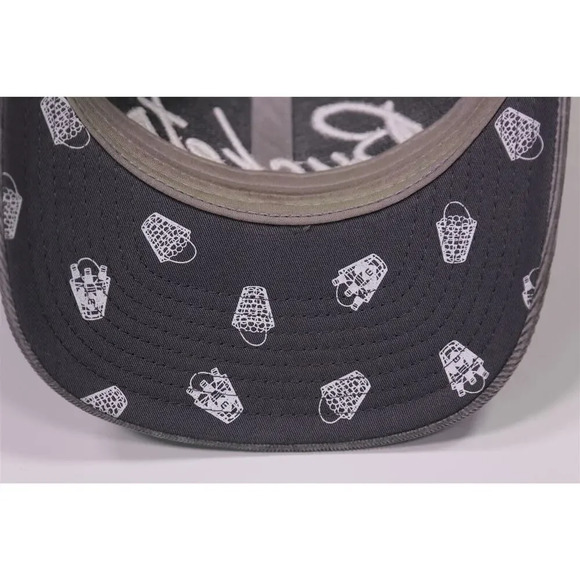 Travis Mathew Buckets Gray Corduroy Snapback Golf Hat - Picture 6 of 7